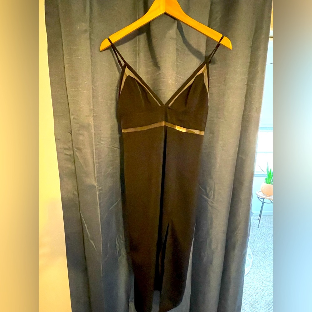 Black cocktail dress